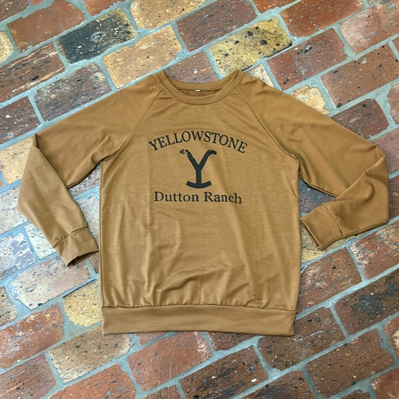 Yellowstone raglan sleeve sweatshirt szM - Picture 5 of 8